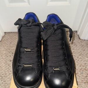 Burberry Ranger Black Leather Lace Up